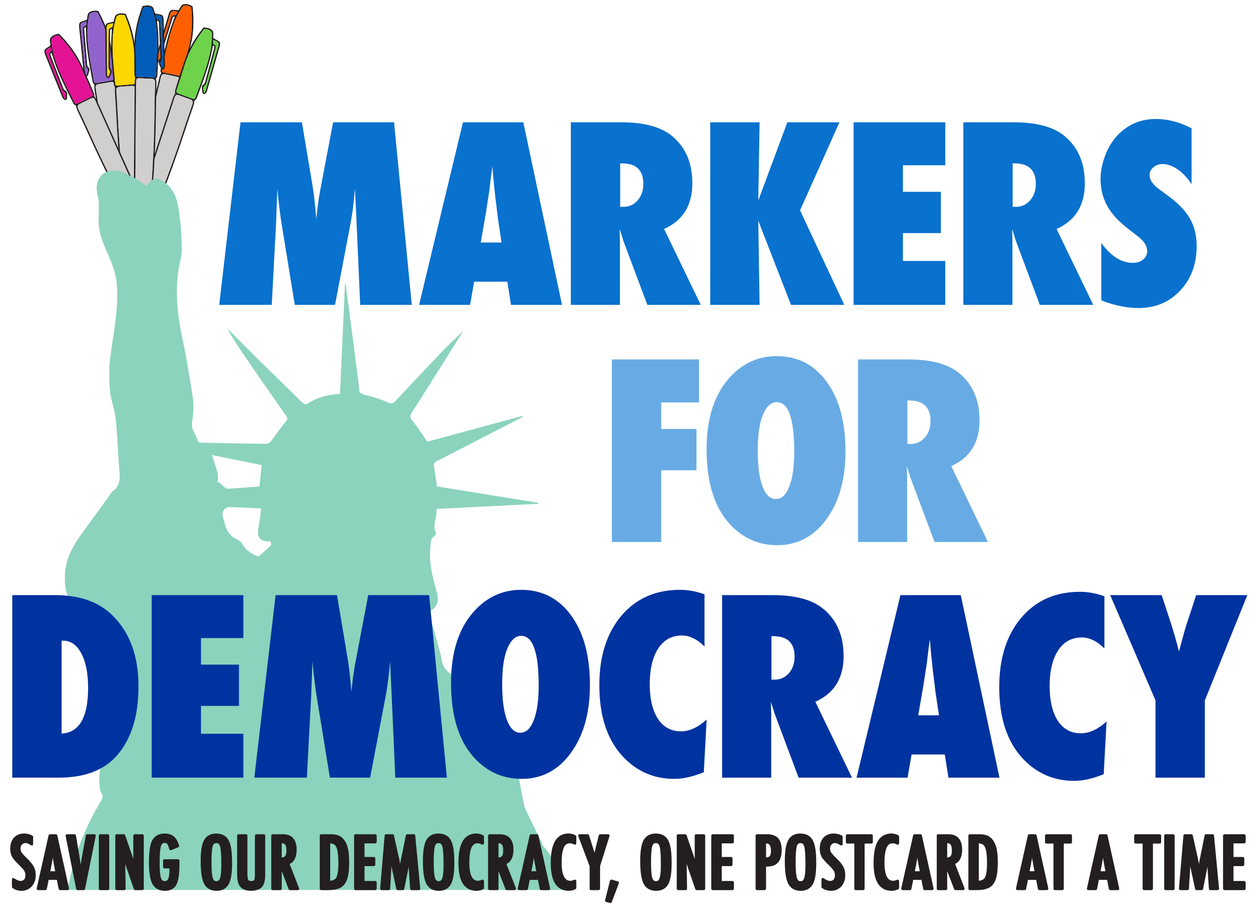 Markers For Democracy Logo